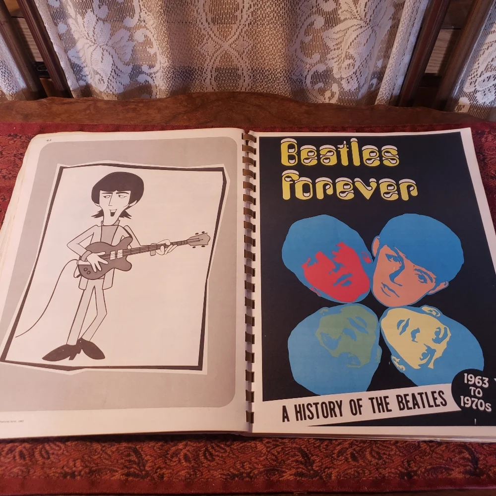 Vintage Beatles Music Book Featuring Sheet Music Photos of the Fab 4- BX16 - Picture 12 of 16